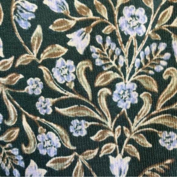 Lands' End Front Twist V-Neck Fit & Flare Knee Length Floral Dress Modal NWT - Picture 16 of 16